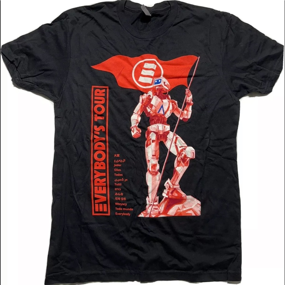 Logic Everybody’s Tour Date T Shirt Size Medium